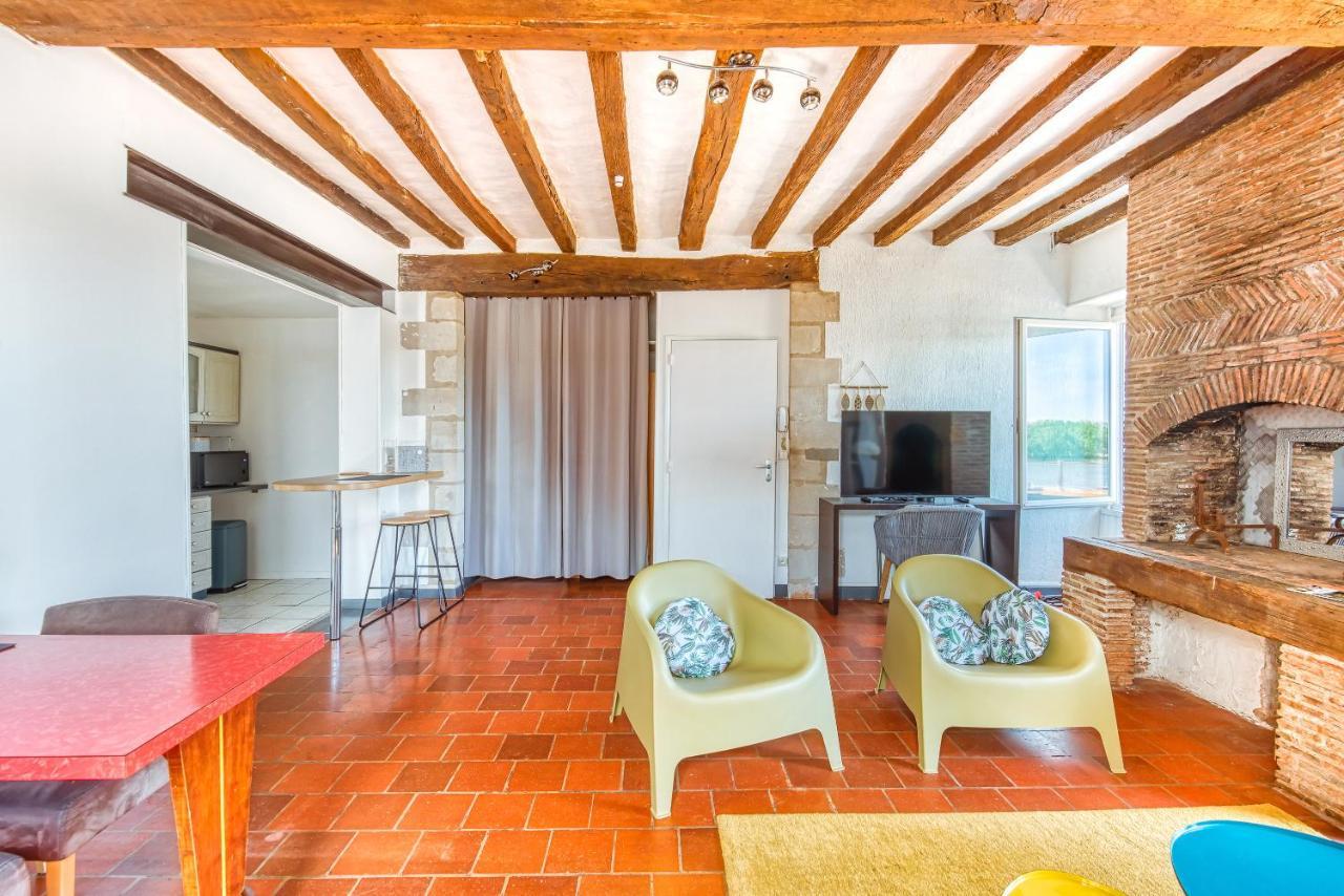 MONKEY PARADISE Bel appartement vue LOIRE Bouchemaine Exterior foto